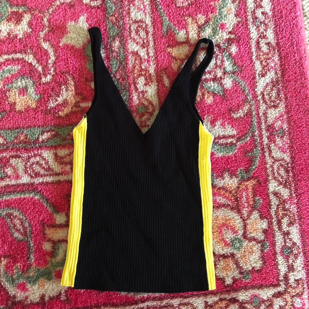 V neck crop top
